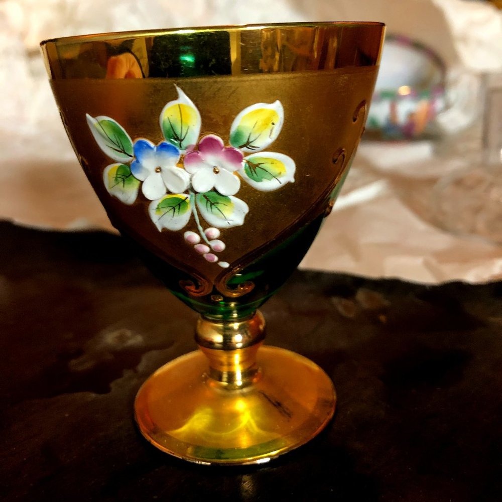 glasses hand painted